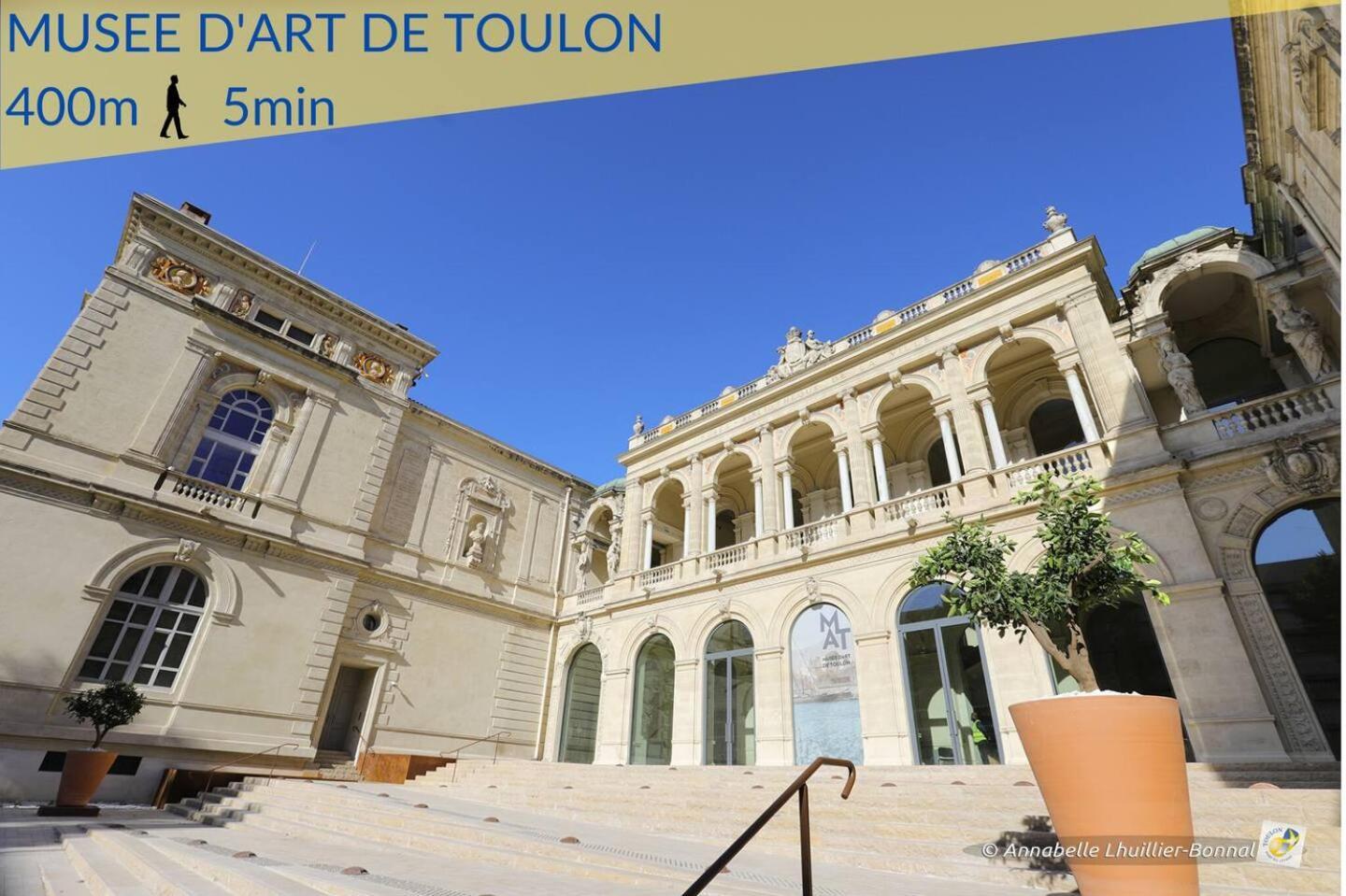 #3 Toulon Centre, Balcon, Lumineux, Stationnement Facile, Tout Confort Exterior foto