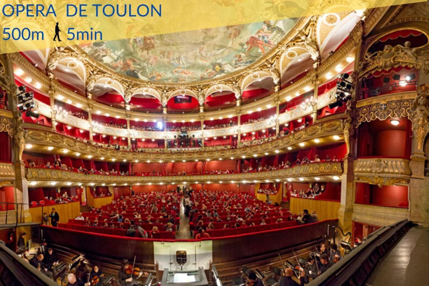 #3 Toulon Centre, Balcon, Lumineux, Stationnement Facile, Tout Confort Exterior foto